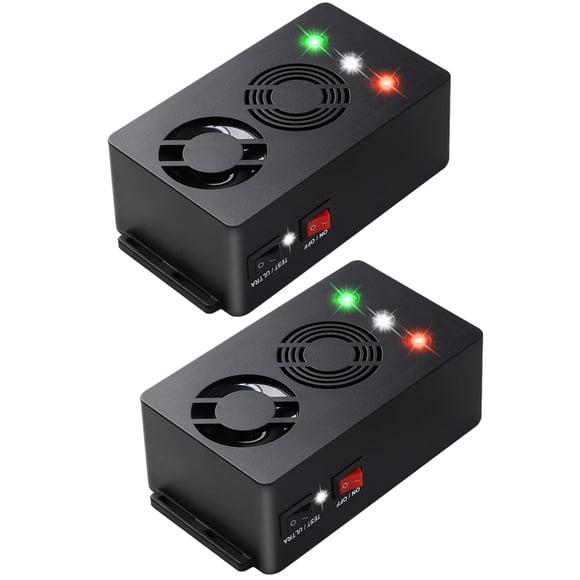 Repelente electrónico para roedores Angveirt Ultra Sonic, paquete de 2