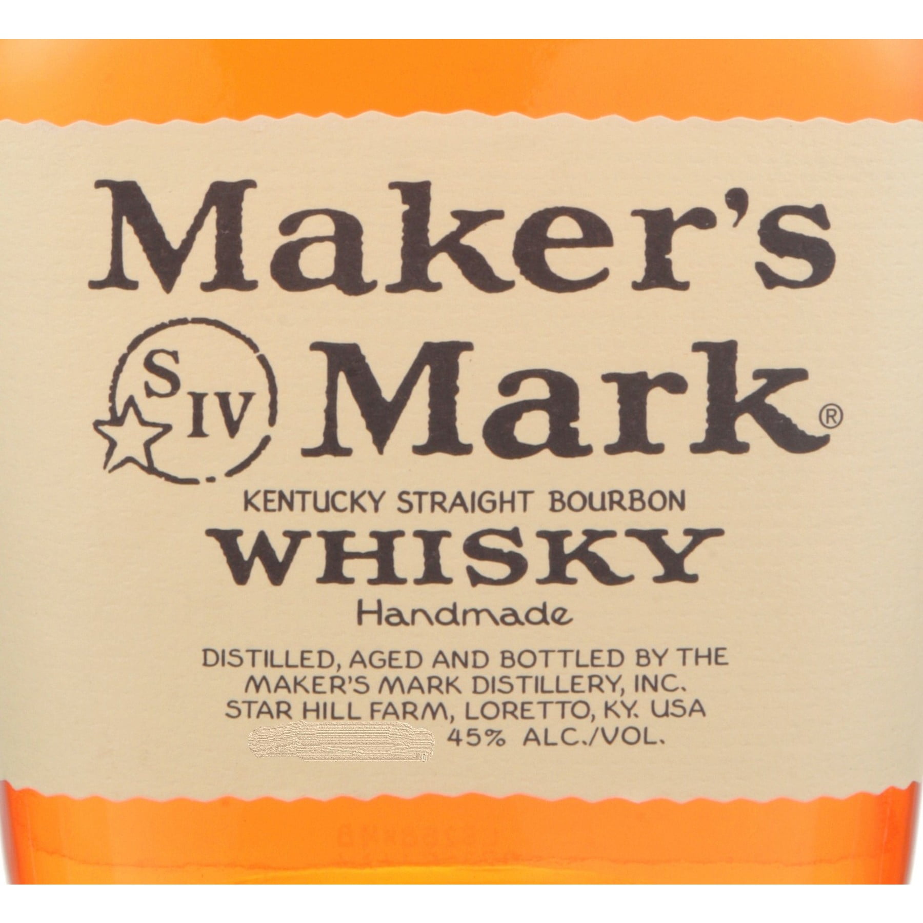 Maker's Mark Straight Bourbon, 375 ml Bottle, 45% ABV Maker's Mark Straight Bourbon, 375 ml Bottle, 45% ABV
