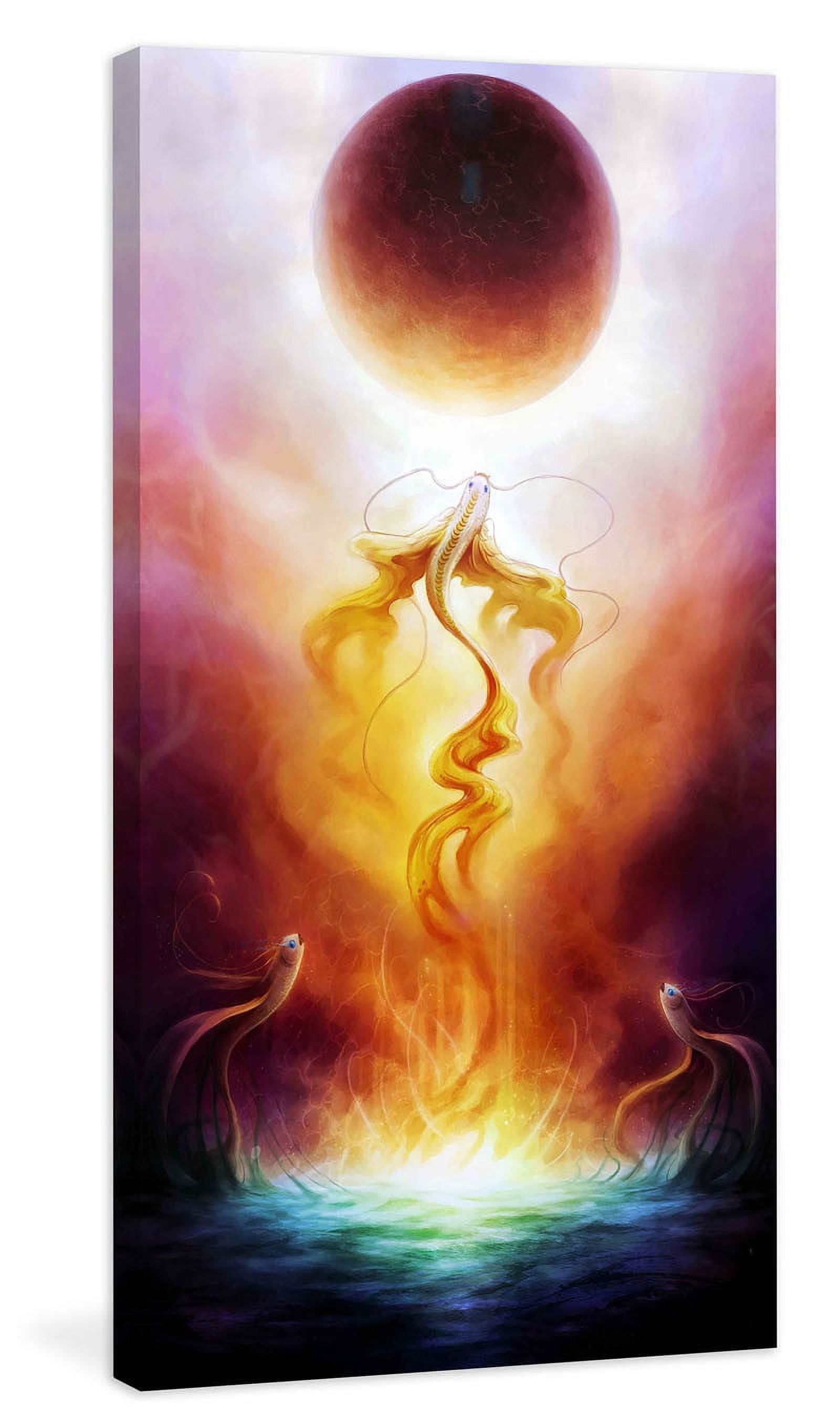MARMONT HILL  - Handmade Resurrection Painting Print on Canvas 12 x 24