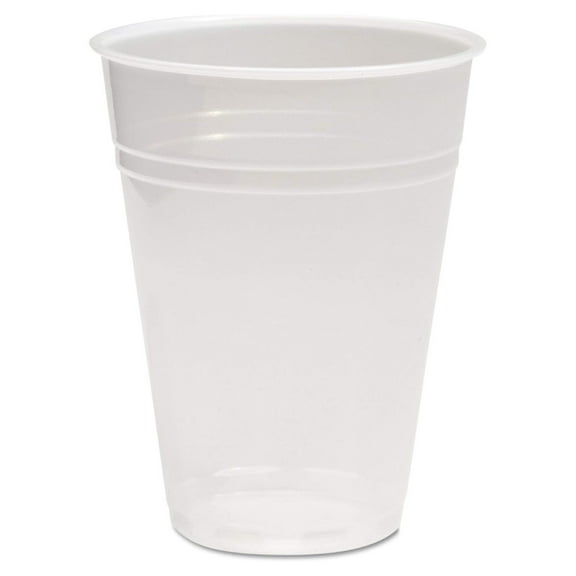 BWKTRANSCUP9CT 9 oz. Polypropylene Plastic Cold Cups - Translucent (100 Cups/Sleeve, 25 Sleeves/Carton)