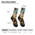 thumbnail image 2 of Fotbe Forest Maple Leaf Husky Calcetas Largas con Estampado para Hombre y Mujer – Calcetas de Compresión Transpirables y Elásticas, Viajar y Uso Diario Talla 5-11, 2 of 6