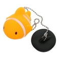thumbnail image 5 of Masteelf Rubber Bathtub Stopper with Chain for Home Use Assorted Color Easy to Install and Remove Fits Most Drains, 5 of 8