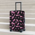 thumbnail image 5 of Yiaed Breast Cancer Awareness Print Travel Luggage Cover Suitcase Protector Fits 18-32 Inch Luggage Wheel Covers Patterned Elastic Luggage Anti-scratch（No luggage）-, 5 of 5