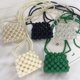 thumbnail image 4 of Bolso de mano con correa larga para el hombro y cuentas, bolso de mano con solapa y perlas verdes, bolso de mano con perlas y bolso de mano para mujer, mini bolso cruzado para mujer, 4 of 5
