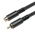 thumbnail image 3 of Cable RCA macho a hembra para conectar consola de juegos Subwoofer Kuymtek altavoz carcasa de aleación de aluminio, 3 of 6
