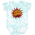 thumbnail image 3 of Inktastic Little Sister Super Hero Girls Baby Bodysuit, 3 of 5
