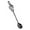 Black, variant on PRYESS Clearance Items: Musical Note Spoon Black, Coffee Spoon Stainless Dessert Spoon Fashionable and Music Theme Coffee Tea and Dessert Utensils