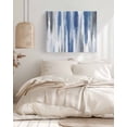 thumbnail image 3 of Blue Gray Wall Art for Living Room,Canvas Picture Wall Decor for Bathroom Bedroom,Modern Simple Abstract White Ombre Texture Painting Artwork for Office Kitchen Hallway Dining Room Home Decor 12"x16", 3 of 8