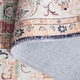 thumbnail image 5 of Safavieh Arizona Aria Distressed Machine Washable Area Rug, Rust/Beige, 6' x 9', 5 of 9