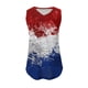 thumbnail image 5 of Puntoco Tops sin mangas para mujer, camisetas sin mangas estampadas para mujer, camisetas básicas informales holgadas sin mangas con cuello en V para verano, 5 of 5