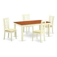 thumbnail image 4 of East West Furniture 7 Pc Dining room set-Kitchen Tables Plus 6 Kitchen Chairs-Finish:Black & Cherry,Number of Items:5,Shape:Rectangular,Style:Leather Seat, 4 of 4