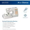 thumbnail image 2 of Brother LB5500 Combo Sewing and Embroidery Machine, and SAEMB7511 100-Piece 75/11 Embroidery Needles, 2 of 3