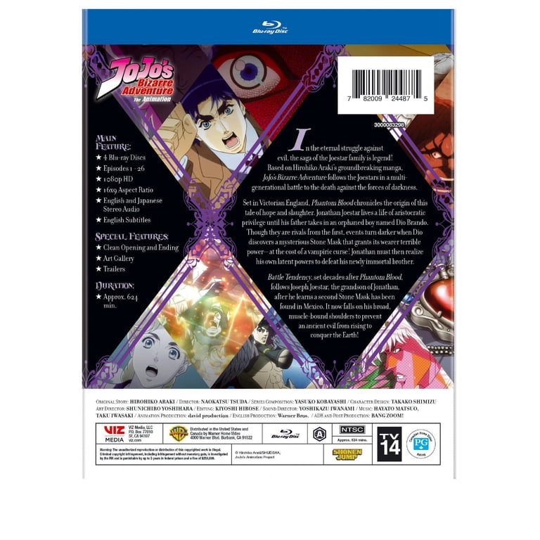 Jojo's Bizarre Adventure Set 1: Phantom Blood + Battle Tendency