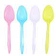 thumbnail image 2 of 24pcs Disposable Plastic Spoons Party Cutlery Spoons Birthday Party Tableware for Jelly Ice Cream Dessert (Random Color), 2 of 2
