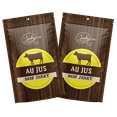 thumbnail image 4 of All Natural Au Jus Beef Jerky - No Added Preservatives, No MSG or Nitrates - Rich, Savory Flavor, 100% Lean Beef (2.5 Ounce, Pack of 1), 4 of 6