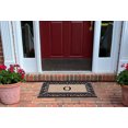 thumbnail image 5 of A1HC First Impression Classic Paisley Border Bronze 18 in. x 30 in. Rubber and Coir Monogrammed O Door Mat, 5 of 6