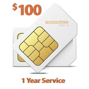 $100 Prepaid SIM Card for GSM GPS Tracker Pet Senior Kid Child Car Smart Watches