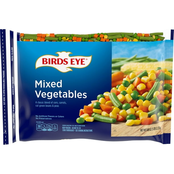 Birds Eye Mixed Vegetables, Frozen Vegetables, 5 Lb