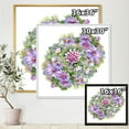 thumbnail image 4 of Designart 'Bouquet With Daisies and Purple Chrysanthemums' Traditional Framed Canvas Wall Art Print, 4 of 5