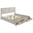thumbnail image 3 of Brantford Wood Eastern King Storage Panel Bed Coastal White, 3 of 10