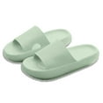 thumbnail image 3 of Celivon Shower Shoes For Women And Men Massage Pool Slides Soft Cushioned Anti-Slip Slides Slippers Comfort Green, 3 of 5