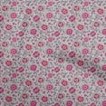 thumbnail image 1 of oneOone Cotton Cambric Gray Fabric Asian Suzani Fabric For Sewing Printed Craft Fabric By The Yard 56 Inch Wide, 1 of 5