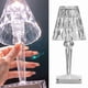 thumbnail image 5 of Lámpara de mesa de cristal de diamante con carga USB, decorativa, táctil, que cambia de color, para dormitorio, recargable, 5 of 14