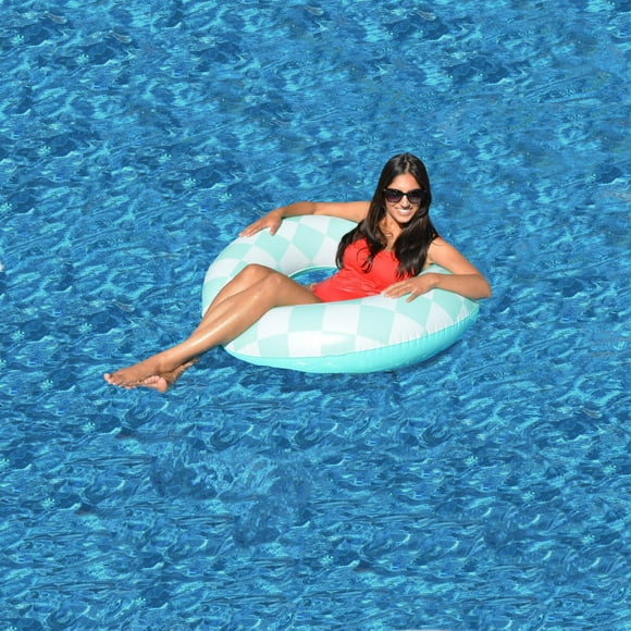 Bluescape anneau piscine à carreaux, 37,4 po Éclabousser et rester au frais