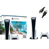 Sony Playstation 5 PS5 Disc Version Gaming Console Horizon Forbidden West Bundle - 16GB GDDR6 Memory, 825GB SSD, 4K Blu-ray player, WiFi 6, BT 5.1, Ethernet,4K and HDR,Tempest 3D AudioTech,HDMI cable