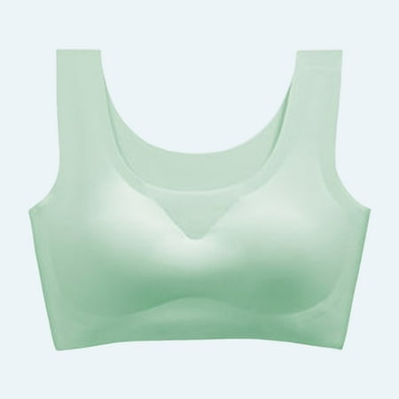 hcuribad Push Up Bras for Women 2024 New Women s Seamless Bra for Women Ultra Comfort Adjustable Smoothing Wireless Support Bra Bralette Womens Underwear Bralettes for Women (Clearance) Green S