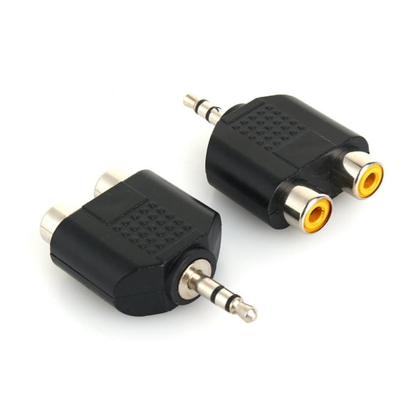 MM Stereo Male To Dualfor RCA Female Audio Adapter,3.5mm Male Stereo Jack Audio Connector Stereo Plugto RCA Female Jack Connector Seamless Integration