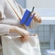 thumbnail image 5 of Bolsa de lona plegable | Bolsa de gimnasio portátil para hombre y mujer | Bolsa ligera de viaje y deportiva con bolsillo interior | 50 x 24 cm | 1 bolsa, 5 of 6