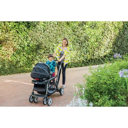 Graco Ready2Grow Click Connect LX Double Stroller, Gotham