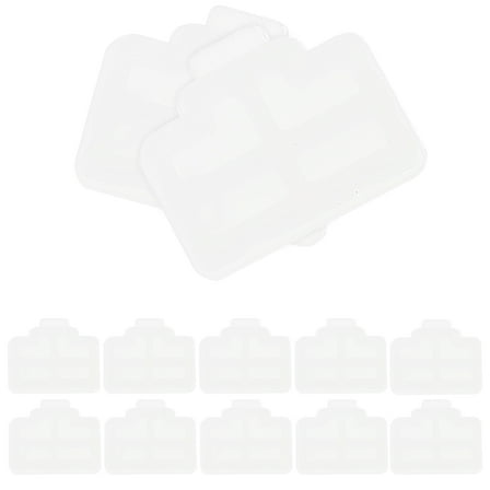 ROSENICE 50Pcs White Silicone Dust Plug for Computer Network Ports Protection