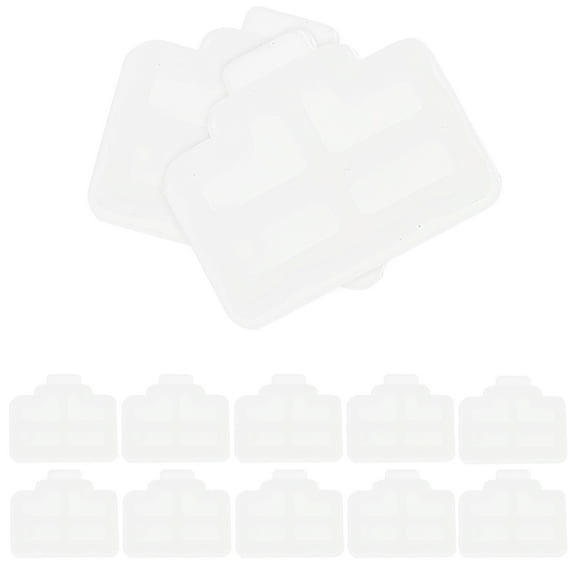 ROSENICE 50Pcs White Silicone Dust Plug for Computer Network Ports Protection