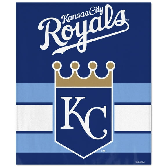 WinCraft Kansas City Royals Ultra Plush 50" x 60" Throw Blanket