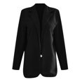 thumbnail image 2 of Womens Casual Long Sleeve Blazer Jackets Corduroy Open Front Slim Fit Office Work Suit Jacket, 2 of 3