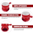 thumbnail image 4 of Miangastore 1 Set of Practical Chocolate Pot Chocolate Fondue Ceramic Cheese Melting Pot, 4 of 9