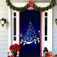 thumbnail image 5 of Yhmxh Christmas Door Cover Merry Christmas Decorations Red Gift Box Front Door Banner Christmas Backdrop Hanging Xmas Tree Front Door Covers Background Banner for Xmas Window Party Decor, 71"x35", 5 of 7