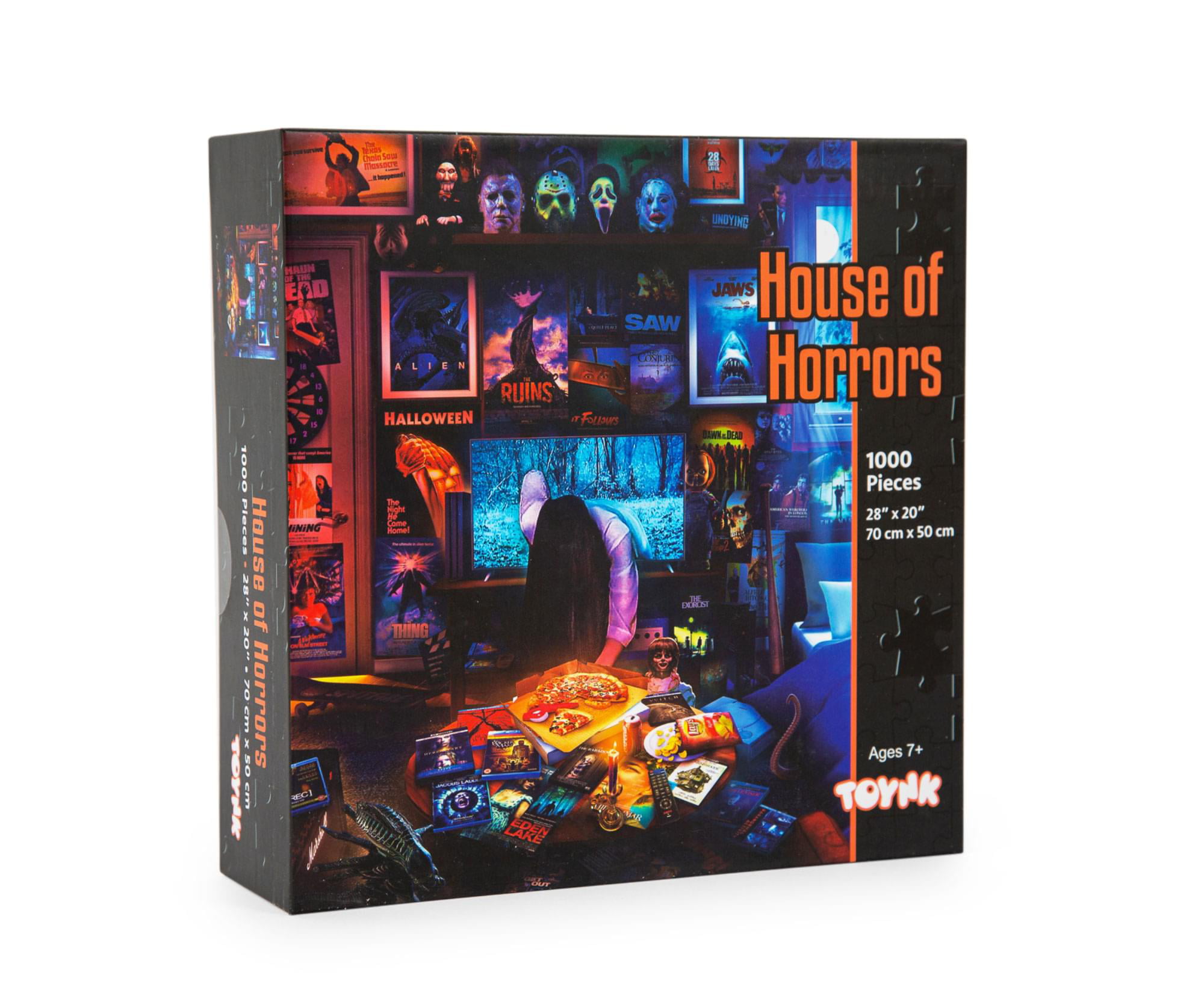 House of Horrors and Scary Movies 1000 Piece Jigsaw Puzzle By 