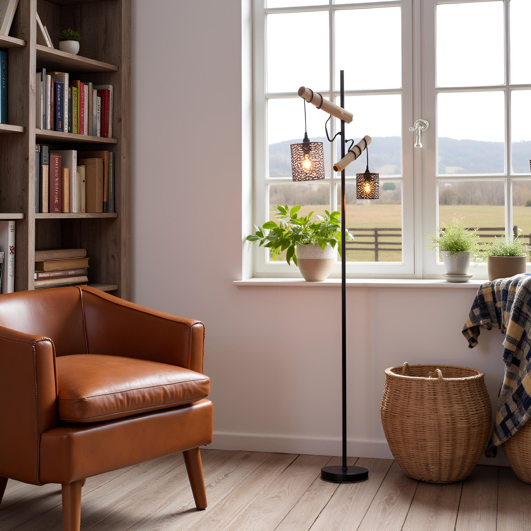 Woven Floor Lamp