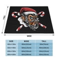 thumbnail image 4 of XMXT Flannel Throw Blanket for Couch, Warm Retro Monkey Santa Bed Sofa Decor Blankets for Home Bedroom, 50 x 40 inches, 4 of 9