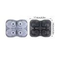 thumbnail image 2 of Klonfd Owl Shaped Silicone Tray With Lid For Easy Stacking And Storage Novelty Ice For Cocktails And Drinks, 2 of 2