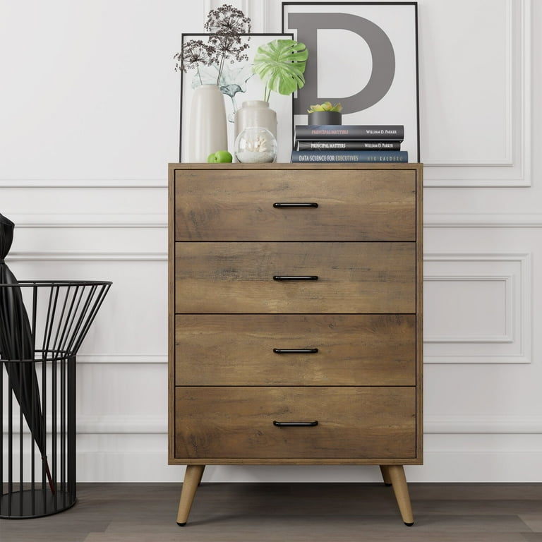 Homecho dresser outlet with 4 drawers