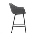 thumbnail image 5 of Home Square Faux Leather and Wood Bar and Counter Height Stool - Set of 3, 5 of 7