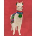 thumbnail image 2 of Fab Funky 26x32 White Modern Wood Framed Museum Art Print Titled - Llama Traditional 1, Full, 2 of 4