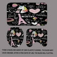 thumbnail image 4 of 4PCS Cartoon Black Unicorn Shower Curtain Set, Inspirational Rainbow African American Black Girl Kids Bathroom Decor, Waterproof Fabric Pink Shower Curtain, Non-slip Bath Mat, Unicorn Gifts, 4 of 7