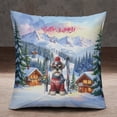 thumbnail image 2 of Hello Welcome Winter The Ski Schnauzer Snowy Day Pillowcase Double Sided Miniature Schnauzer Dog Lover Pillow Case Covers - 13013, 2 of 3