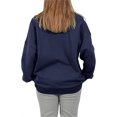 thumbnail image 3 of utcoco Womens Crew Neck Loose Fit Long Sleeve Pullover Tops, 3 of 4