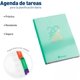 thumbnail image 3 of Agenda 2025 Bluelander con Pestañas Diario, Semanal, Mensual, Turquesa, 3 of 5